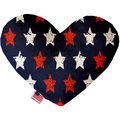 Mirage Pet Products Graffiti Stars 6 in. Stuffing Free Heart Dog Toy 1233-SFTYHT6